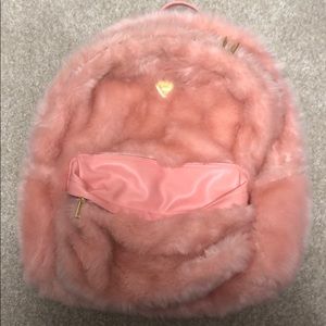 Pink Fluffy Joyrich Backpack